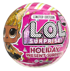 L.O.L. Surprise! Holiday VÁNOČNÍ Present mini panenka Prezzie