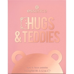 HUGS & TEDDIES Eye & Face Palette by Essence - OČNÍ STÍNY, TVÁŘENKA, ROZJASŇOVAČ