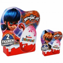 MIRACULOUS**kouzelná beruška ** SADA KINDER VAJÍČEK - 4KS  