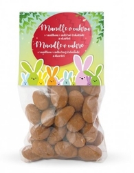 Velikonoce - Mandle v cukru s vanilkou v mléčné čokoládě se skořicí 150 g