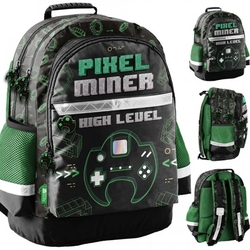 Minecraft školní/studentský batoh Pixel Miner