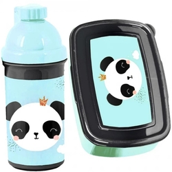 PANDA LÁHEV 500ML + SVAČINOVÝ BOX