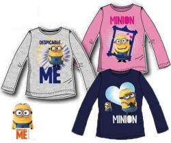 MINIONS TRIKO DL.RUKÁV - RŮŽOVÉ