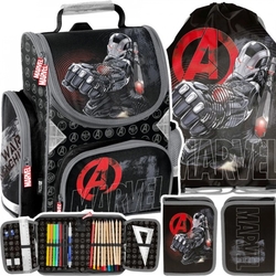 AVENGERS SADA - ŠKOLNÍ AKTOVKA + PYTLÍK + PENÁL 