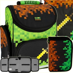 ŠKOLNÍ SET MINECRAFT / AKTOVKA, VAK, PENÁL / + ** DÁREK **