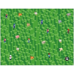  PIXEL GAME ** UBRUS  NA LAVICI MINECRAFT