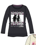 SOY LUNA TOP DL.RUKÁV ŠEDÝ DISNEY 