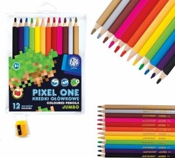 MINECRAFT PASTELKY JUMBO 12KS  