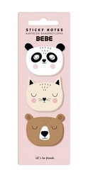 PANDA/ KOČKA/ MEDVĚD STICKY
