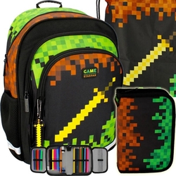 ŠKOLNÍ SET MINECRAFT / BATOH, VAK, PENÁL /