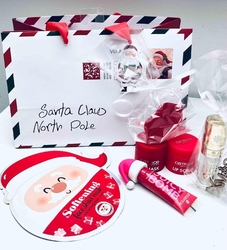 MERRY CHRISTMAS VÁNOČNÍ SADA - SANTA V DÁRKOVÉ TAŠTIČCE