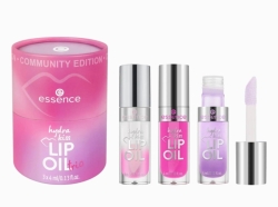 ESSENCE Hydra Kiss Lip Oil Trio - OLEJ NA RTY - SADA -  Lip's Choice Awards