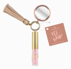 ESSENCE Yee Haw! Lip Beautifier Key Chain 01 Boots, Hat, Go! TŘPYTIVÝ LESK NA RTY