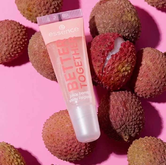 ESSENCE Lesk na rty JUICY BOMB Better together 01 Lovely Litchi