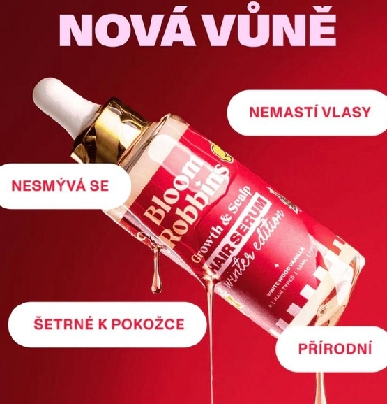VÁNOČNÍ Sérum pro růst vlasů BLOOM ROBBINS