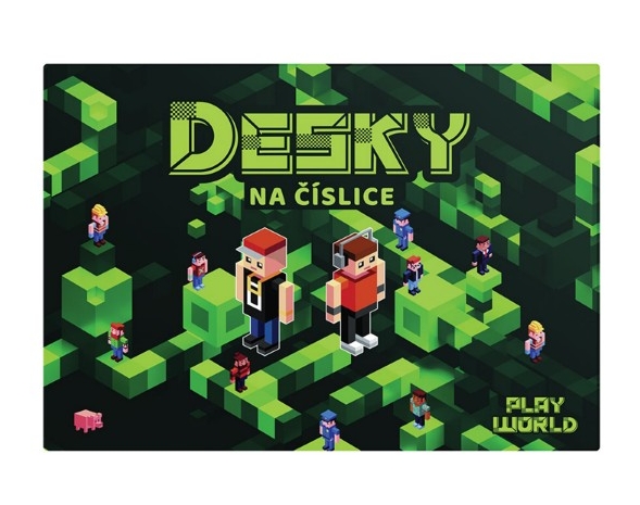 MINECRAFT Desky na ČÍSLICE / PLAYWORLD / 