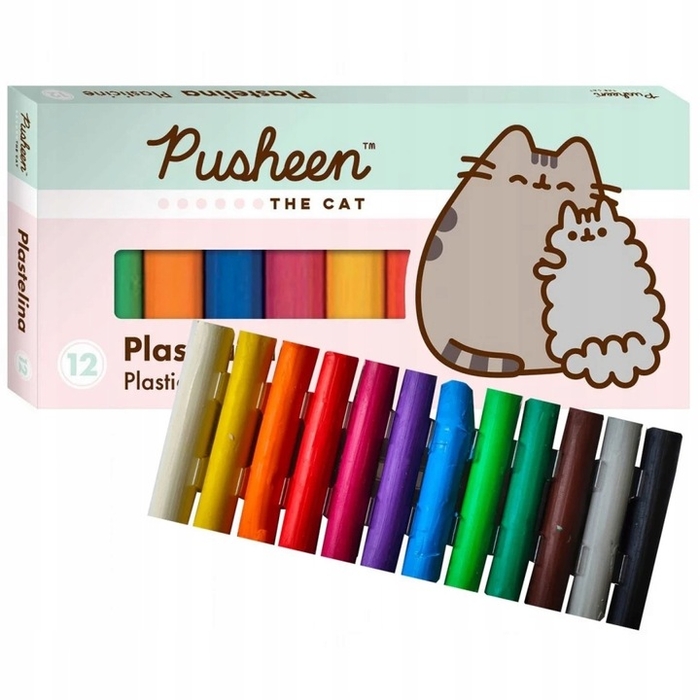 PUSHEEN PLASTELINA - 12 BAREV 