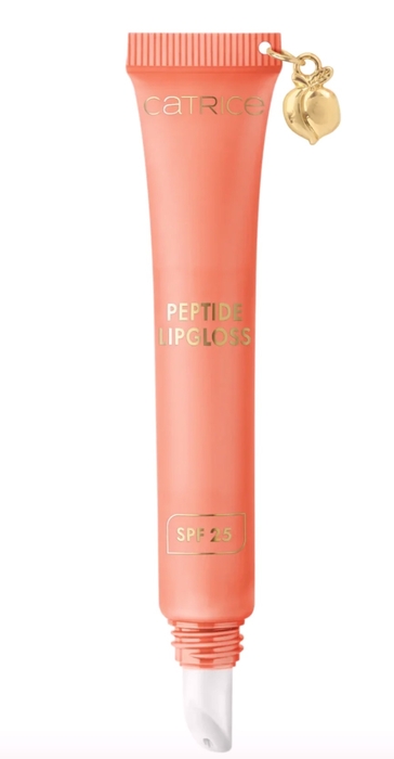 CATRICE The Summer Edit Peptide Lipgloss na rty - Peach Iced Tea